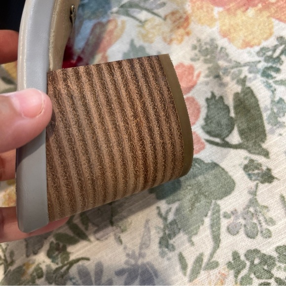 Vionic Gray Mules with Perforated Design - Picture 10 of 12